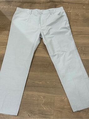 NWT Ashworth Men’s Gray Micro Check Golf Pants Size 40